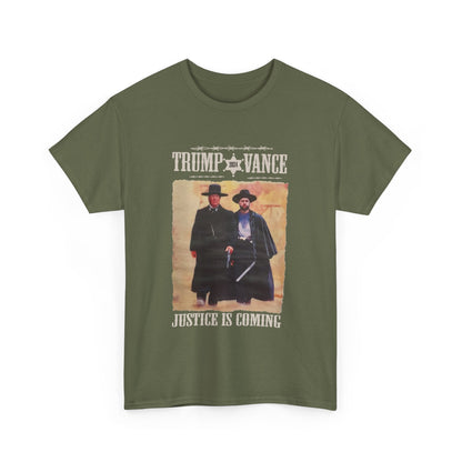 Justice is Coming Trump Vance Shirt