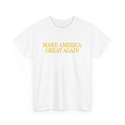 MAGA T-Shirt White/Gold